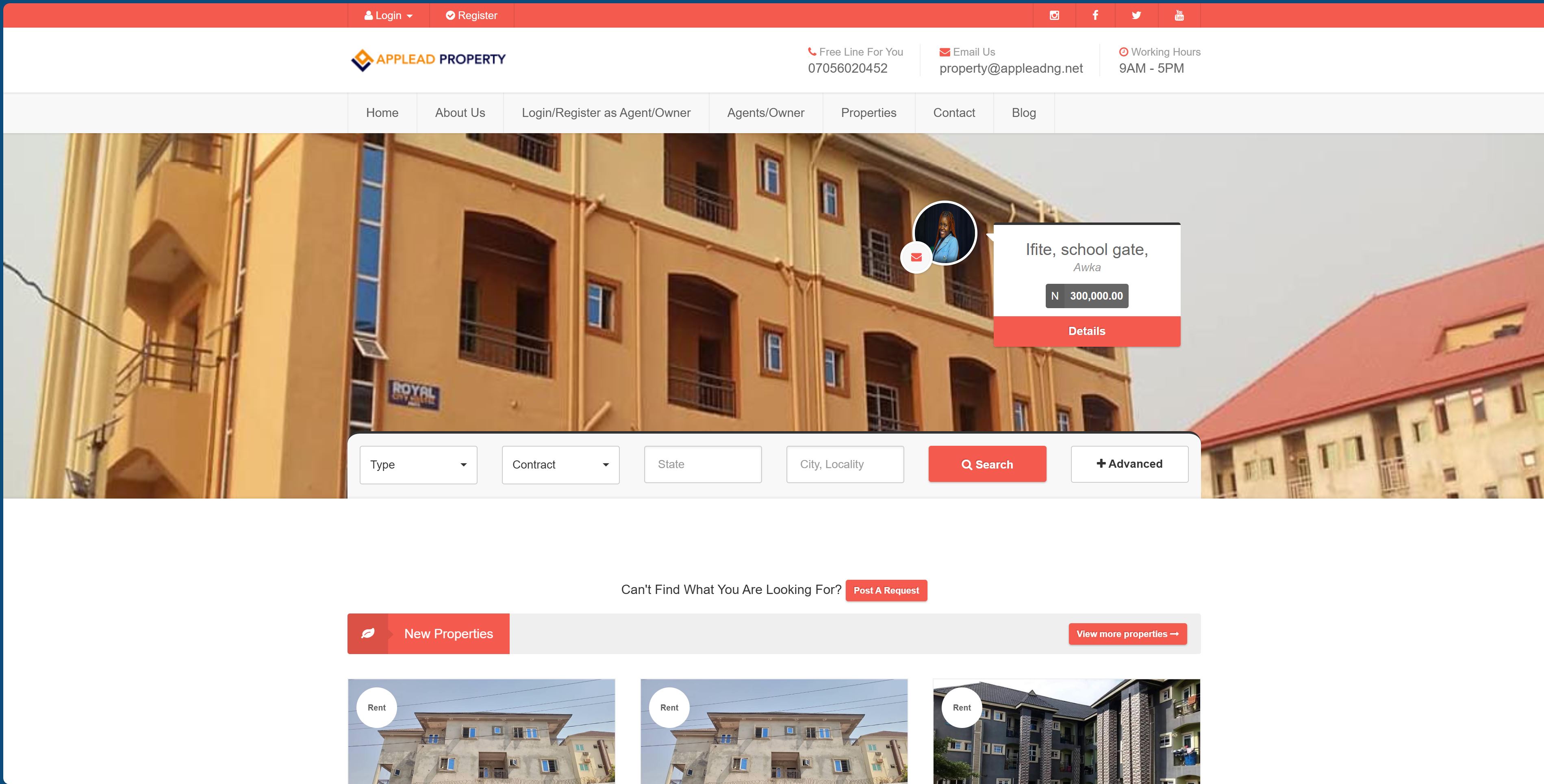 Applead Property Screenshot